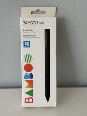 Wacom CS321AK Bamboo Ink Smart Stylus Black Optimized For Windows Ink NEW
